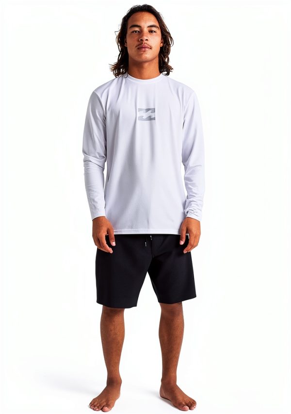 Billabong Womens Rash Guard Synthetic UPF 50+ Crew-0