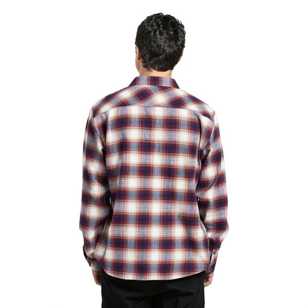 Billabong Mens Button Up Shirt Cotton Polyester Casual Fit-1