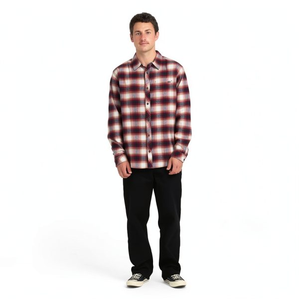 Billabong Mens Button Up Shirt Cotton Polyester Casual Fit-4