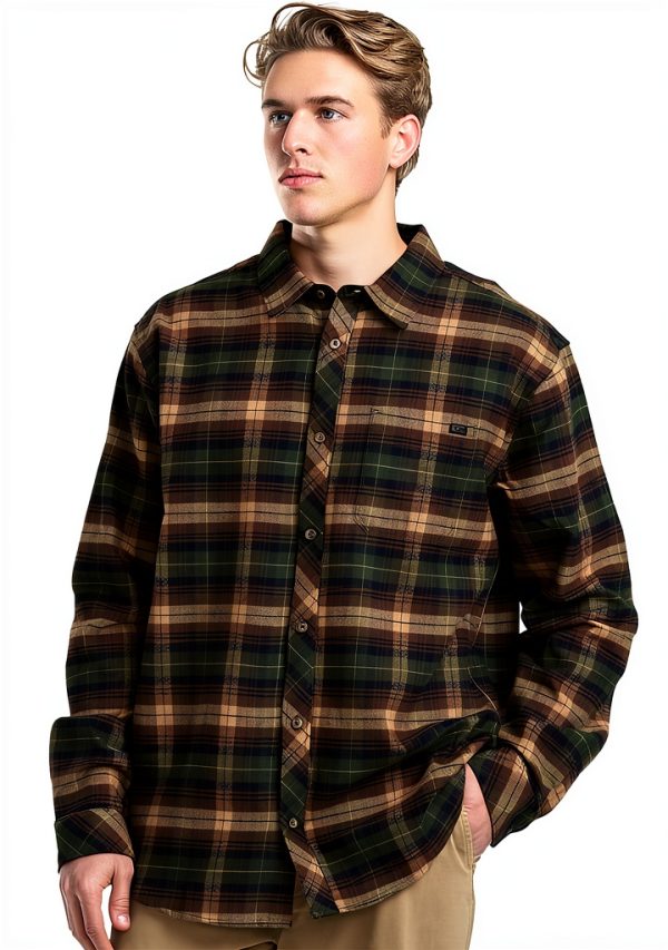 Billabong Mens Button Up Shirt Cotton Casual Fit Chest-0