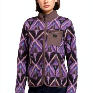 Billabong Womens Fleece Jacket Soft Warm Hooded Outdoor-0