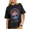 Billabong Womens Cotton T-Shirt Off Black Small XS Medium-0