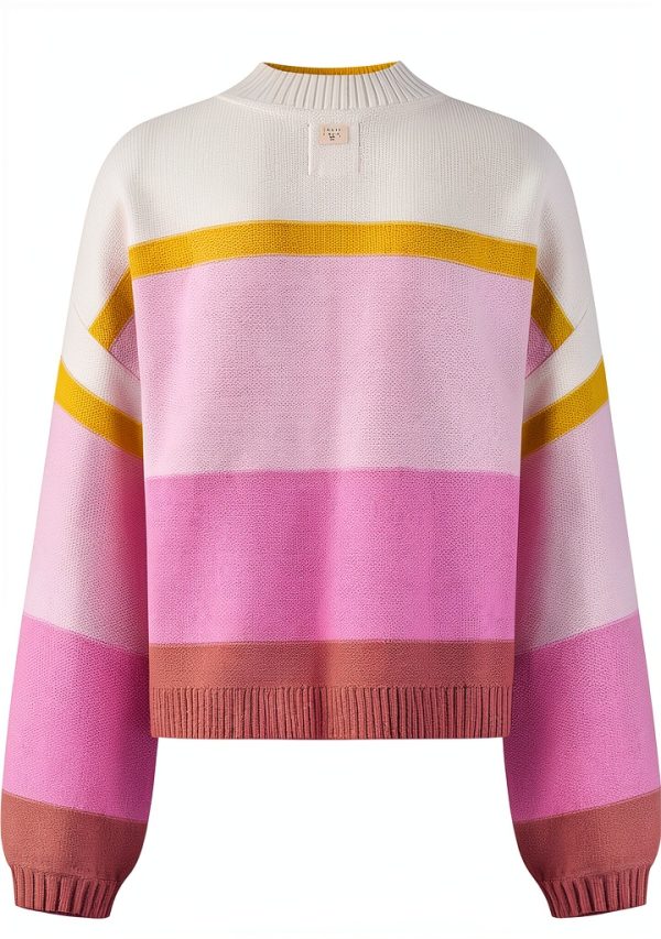Billabong Girls Pullover Sweater Knit Crew Neck Regular Fit-1