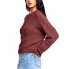 Billabong Womens Hooded Sweater Cotton Blend Oversized Fit-3