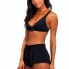 Billabong Womens Volley Boardshort Smocked Waistband Black-2