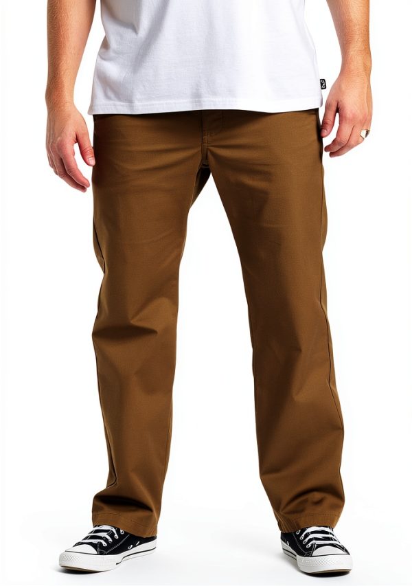Billabong Mens Casual Pants Cotton Twill Relaxed Straight-0