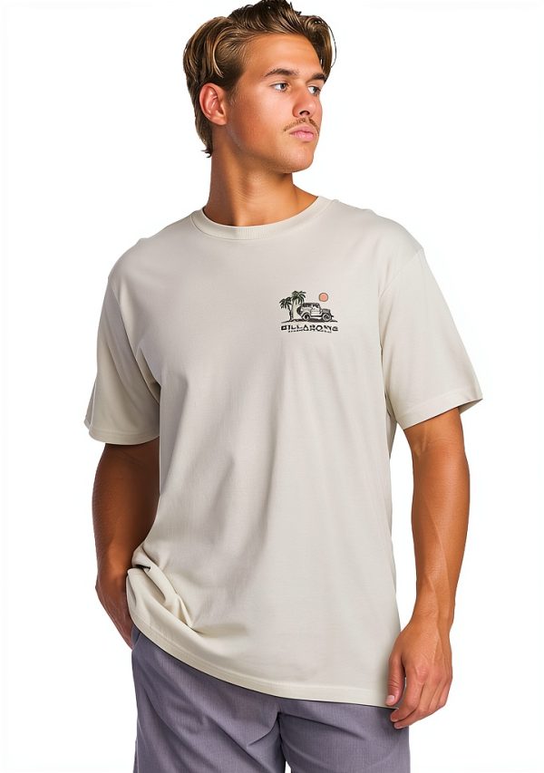 Billabong Mens T-Shirt Organic Cotton Soft Screen Print-0