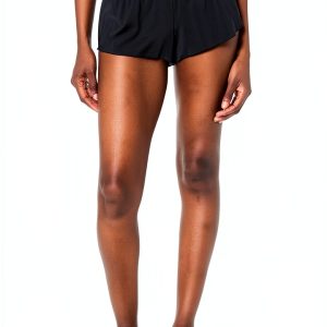 Billabong Womens Volley Boardshort Smocked Waistband Black-0