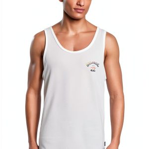 Mens Tank Tops Billabong Off White Medium XX Large Small-0
