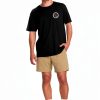 Billabong Mens T-Shirt Cotton Comfort Fit Deep Blue Black-3