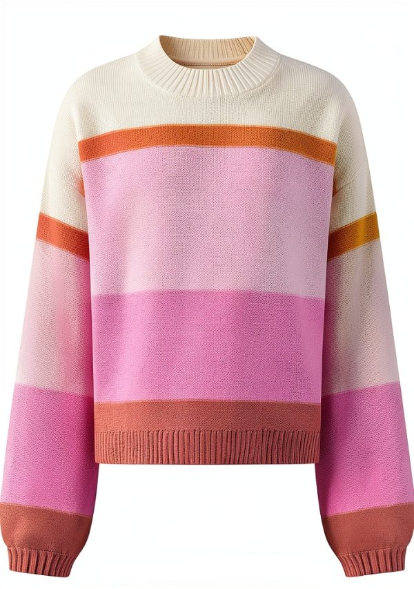 Billabong Girls Pullover Sweater Knit Crew Neck Regular Fit-0