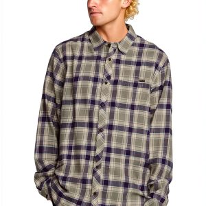 Billabong Mens Button Down Shirt Cotton Polyester Casual Fit-0