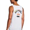 Mens Tank Tops Billabong Off White Medium XX Large Small-2