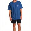 Billabong Mens T-Shirt 100 Cotton Deep Blue Medium-3