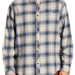 Billabong Stretch Flannel Shirt Mens Button Down Chest-0
