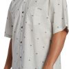 Billabong Mens Jacquard Woven Shirt Silk Material Button-3