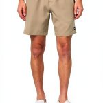 Volcom Mens Shorts Flat Front Drawcord Pockets-0