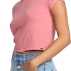 Billabong Womens Cotton T-Shirt Salt Crystal Blue Mist-2