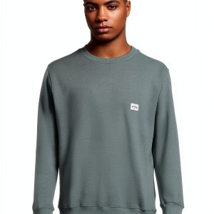 Billabong Crew Fleece Mens Sweatshirt Midnight Blue Sage-0