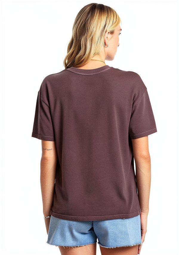 Billabong Womens Cotton T-Shirt Relaxed Fit Kona Color-1