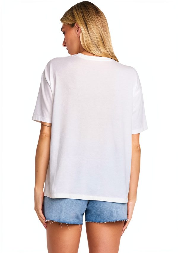 Billabong Womens Cotton T-Shirt Stencil Wash Sizes-1