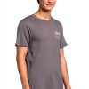Billabong Mens T-Shirt Cotton Slim Fit Black Grey Violet-1