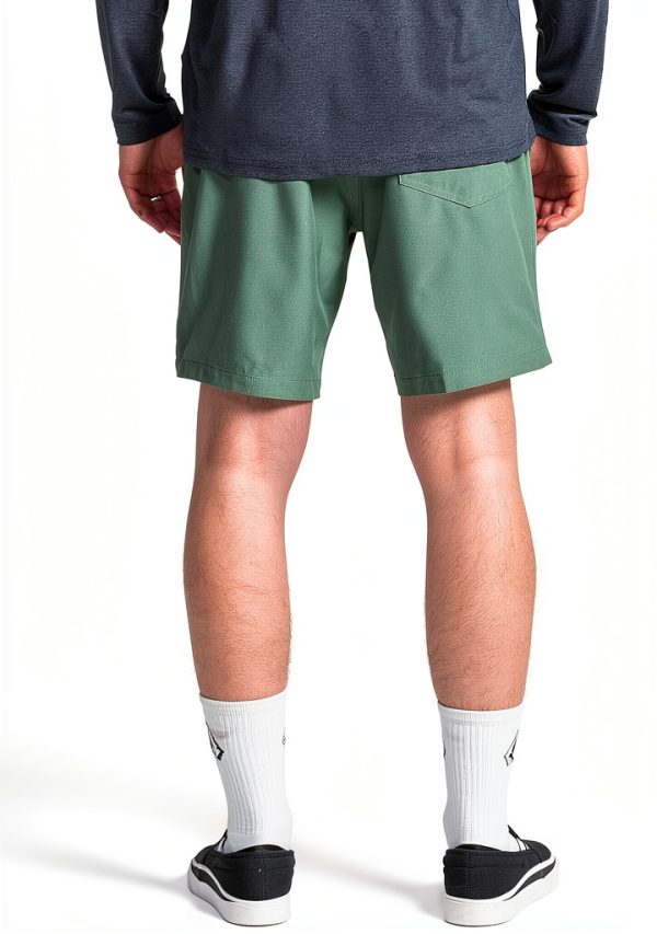 Volcom Mens Chino Shorts Stretch Waistband Flat Front-2