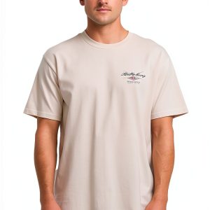 Billabong Mens Cotton T-Shirt Chili Color Comfort Fit-0
