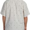Billabong Mens Jacquard Woven Shirt Silk Material Button-4