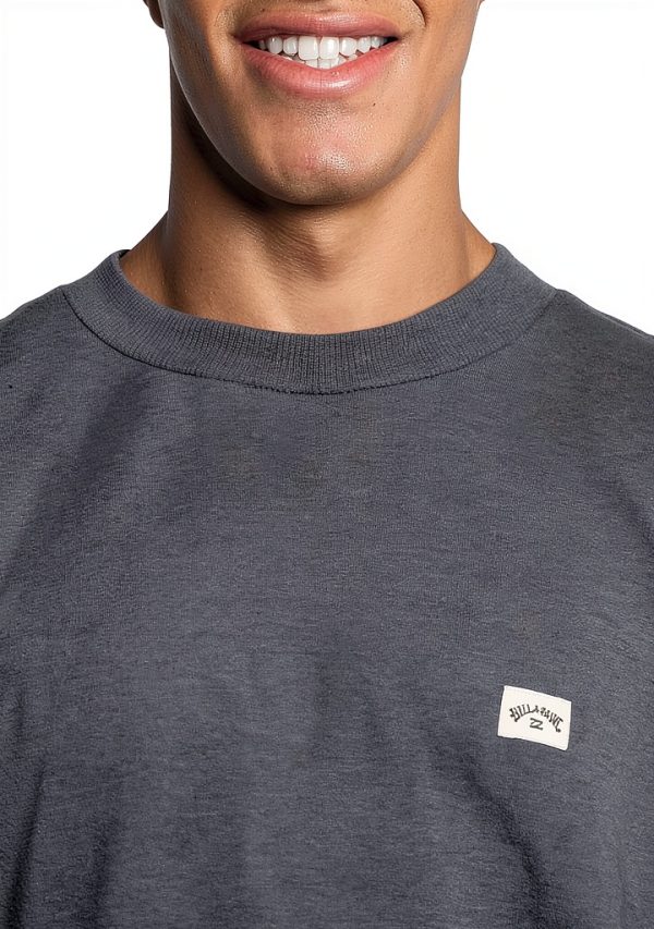 Billabong Crew Fleece Hoodie Mens Midnight Blue Sage Green-3
