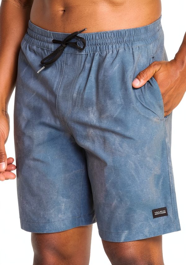 Volcom Mens Quick Dry Shorts Elastic Waist Multiple Pockets-1