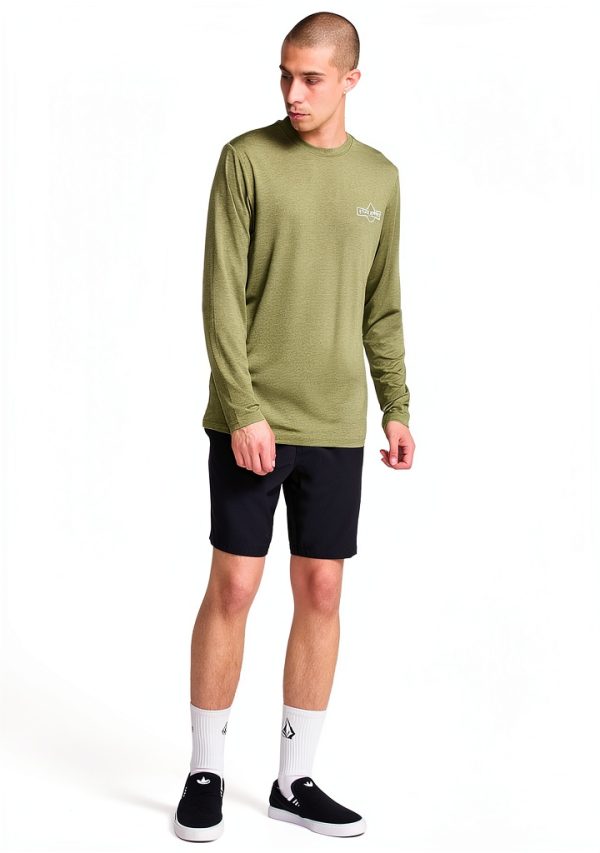 Volcom Mens Chino Shorts Stretch Waistband Flat Front-3