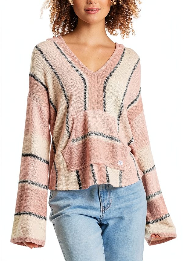 Billabong Baja Sweater Womens Hoodie Pullover Knit Comfort-0
