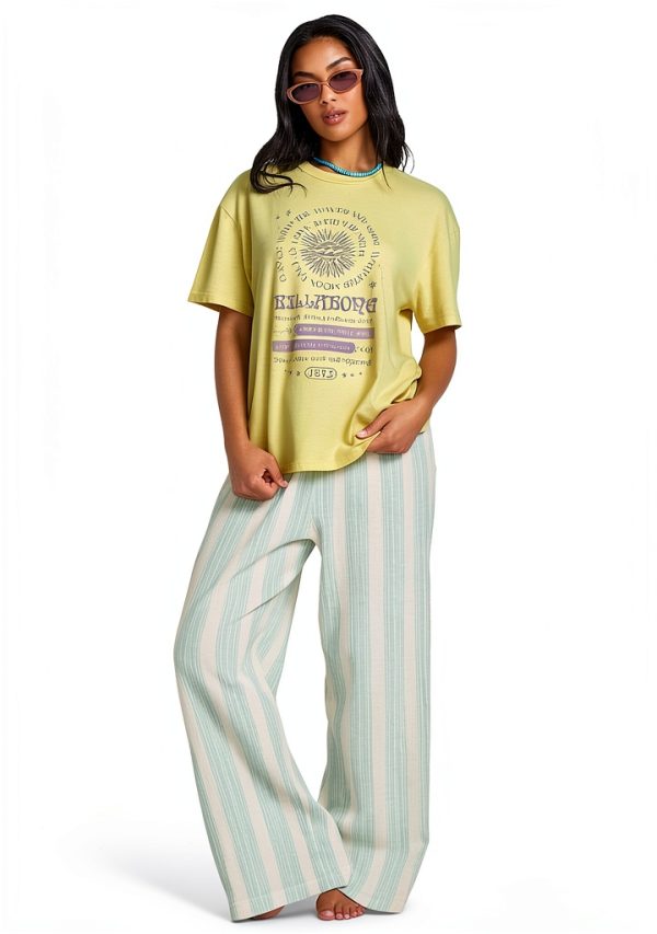 Billabong Womens Cotton T-Shirt Relaxed Fit Crew Neck-4