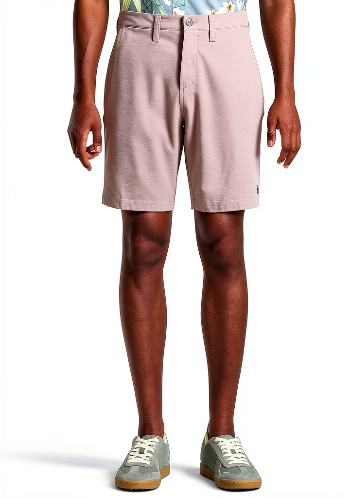 Billabong Hybrid Shorts Mens Athletic Golf Wear displayed on a golfer during a swing