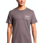 Billabong Mens T-Shirt Cotton Slim Fit Black Grey Violet-0