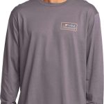 Billabong Mens T-Shirt Organic Cotton Core Fit Gray Violet-0