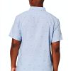 Billabong Mens Jacquard Woven Short Sleeve Button Down Shirt-1