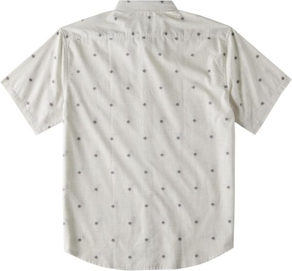 Billabong Mens Jacquard Woven Shirt Silk Material Button-2