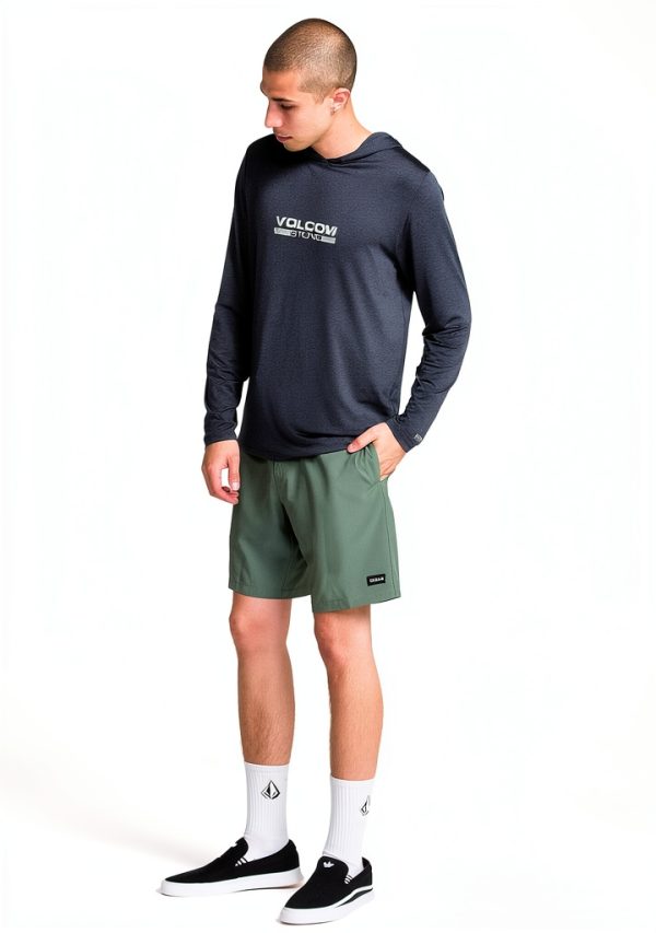 Volcom Mens Chino Shorts Stretch Waistband Flat Front-4