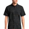 Billabong Mens Short Sleeve Shirt Cotton Polyester Blend-0