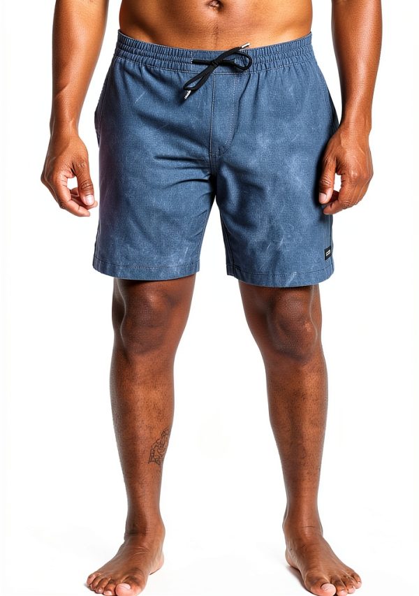 Volcom Mens Quick Dry Shorts Elastic Waist Multiple Pockets-0