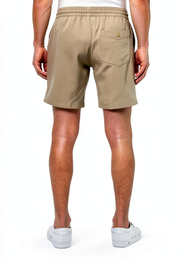 Volcom Mens Shorts Flat Front Drawcord Pockets-1