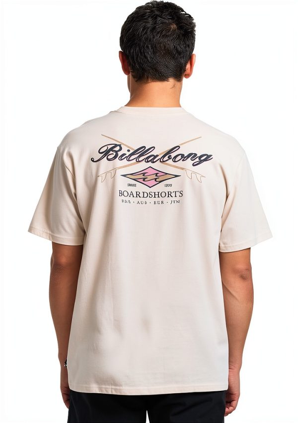 Billabong Mens Cotton T-Shirt Chili Color Comfort Fit-1