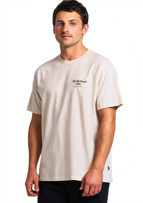 Billabong Mens Cotton T-Shirt Chili Color Comfort Fit-2